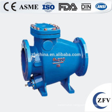 Tiny drag slow closure swing check valve